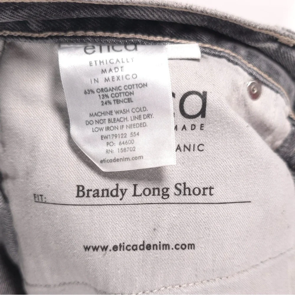 NWT éTICA ORGANIC‎ COTTON Blend Brandy Long Shorts QUARTZSITE EW179122 Size 28